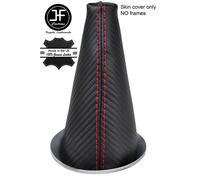 Rosso Berretto Carbonio Vinile Manuale Ghetta Della Marcia Per BMW Mini Rame R55