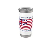 Rosso Bianco Blu Royal American British Flag Vector Bicchiere termico in acciaio inox doppia parete