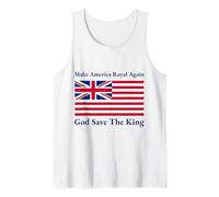 Rosso Bianco Blu Royal American British Flag Vector Canotta