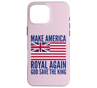 Rosso Bianco Blu Royal American British Flag Vector Custodia per iPhone 16 Pro Max