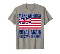 Rosso Bianco Blu Royal American British Flag Vector Maglietta