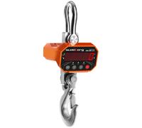 Rosso Bilancia da gru - 5000 kg / 1 o 2 kg - LED - Digitale - Telecomando 10 m | Steinberg Systems