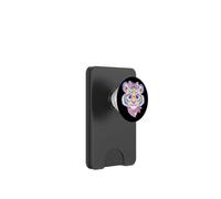 Rosso Blu Gallo Ritratto Amante Animale Grafica E Rosa PopSockets PopWallet per MagSafe