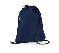 Rosso Blu o Nero Adulti Senior Gymsac Borsa Scarpe con Zip Tasca Laterale
