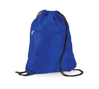 Rosso Blu o Nero Adulti Senior Gymsac Borsa Scarpe con Zip Tasca Laterale