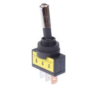 Rosso Blu Verde 12V LED Illuminato Acceso-Spento Interruttore a Levetta Spst 20A