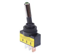 Rosso Blu Verde 12V LED Illuminato Acceso-Spento Interruttore a Levetta Spst 20A