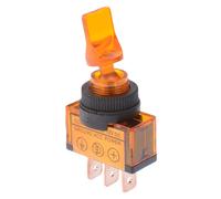 Rosso Blu Verde Ambra 12V Pagaia Acceso-Spento Interruttore a Levetta Spst 20A
