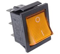 Rosso Blu Verde Giallo Illuminato Acceso-Spento Rettangolare a Bilanciere A 220V