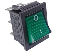 Rosso Blu Verde Giallo Illuminato Acceso-Spento Rettangolare a Bilanciere A 220V