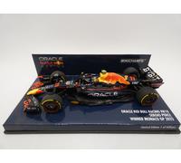 Rosso Bull Corsa RB18 Sergio Perez #11 Winner Monaco Gp 2022 MINICHAMPS 1/43 F1