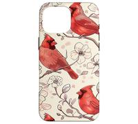 Rosso Cardinale Uccellino Custodia per iPhone 16 Pro Max