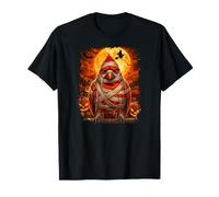 Rosso Cardinale Uccello Halloween Notte Maglietta