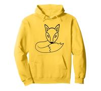 Rosso Carino Volpe Foresta Animale Astuto Smart Wild Dog Cartoon Felpa con Cappuccio