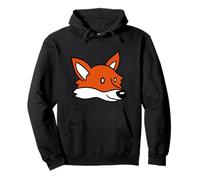 Rosso Carino Volpe Foresta Animale Astuto Smart Wild Dog Cartoon Felpa con Cappuccio