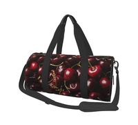 Rosso Ciliegia, Borsone da viaggio di grande capacità Borsa rotonda Borsa da viaggio sportiva Borsa da viaggio Borsa da fitness