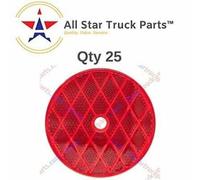 Rosso Classe A 3-0.5cm Rotondo Riflettore Con Centro Montaggio Foro 2x 10x 25x
