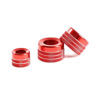 Rosso Condizionatore D'Aria Pomello Audio Volume Tune Pulsante Profilo per X5