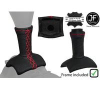 ROSSO CROSS CUIRE PELLE SELETTORE INGRANAGGI PLASTICA TRIM FOR SMART FORTWO 451