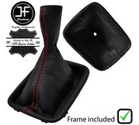 ROSSO CUCIRE PELLE MANUALE CUFFIA CAMBIO+PLASTICA PER PORSCHE 944 S2 924S 968