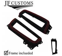 ROSSO CUCIRE SUEDE CUFIA CAMBIO DINTORNO TRIM + TELAIO PER BMW 5 F10 F11 10-16