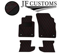 ROSSO DIAMANTE VINYL 4X PAVIMENTO TAPPETI PER BENTLEY CONTINENTAL 11-18 JF1