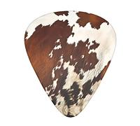 Rosso E Bianco Pelle Bovina Plettri Chitarra Classica Triangolo Basso Acustico Ed Elettrica Plettri Per Chitarra Per Chitarristi 12 Pezzi