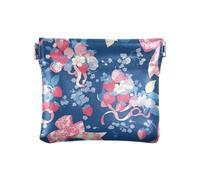 Rosso e Blu Fiocco Romantico per San Valentino Donne Portamonete in Pelle Carino Custodie per Carte Organizzatori di Denaro per Donna Rag, Fiocco romantico rosso e blu per San Valentino, Decorazione