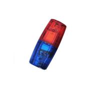 (Rosso e blu) Luce per bicicletta, luce posteriore, LED rosso/blu, luce della polizia, luce per le s