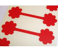 Rosso Farfalla/Stella / Fiore Gioielli Adesivi Prezzo Etichette Etichette