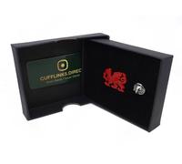 Rosso Galles Welsh Celtic Rugby Dragone Stock Cravatta Risvolto Spilla Da Regalo