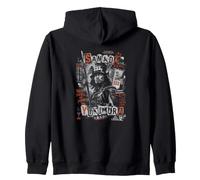 Rosso Giapponese Diavolo di Sanada Yukimura Samurai e Leggenda Felpa con Cappuccio