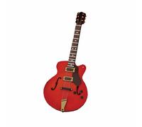 Rosso Gibson Miniatura Chitarra Elettrica Casa Delle Bambole Musica Room - Nuovo