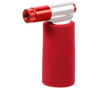 Rosso Gonfiatore Bici Co2 in Alluminio Mini Portatile | Valvole e Copertoni, Emergenza in Sella, Facile da Trasportare, Adatto a Ciclisti e Mountain Bikers