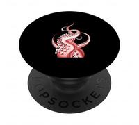 Rosso granata Borgogna Polpo Marrone Rosso Borgogna Grafica PopSockets PopGrip Adesivo