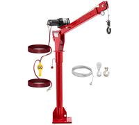 Rosso Gru di sollevamento con argano da 12 V - 800 kg - 360° | Steinberg Systems