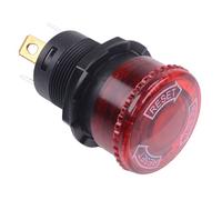Rosso Illuminato Emergenza Interruttore Stop 12V R13-930LS-01-1