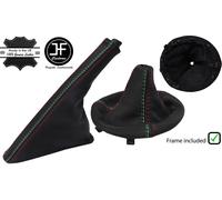 ROSSO ITALIANO CUCIRE MANUAL CUFFIA CAMBIO+FRENO + PLASTICA PER FIAT 500 07-15