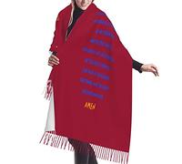 Rosso La Preghiera Del Signore Scrittura Scuola Domenicale Grande Religioso Matteo Scialli Sciarpe Mantelle Sciarpe Lunghe Da Donna Classiche Scialle Elegante Sciarpa Con Nappe