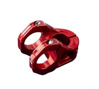 Rosso Lega di Alluminio Della Bicicletta Stem 31.8 Mm 35 Mm Lunghezza Cnc Hollow Per Strada di Montagna Bici Pieghevole Leggero Riser Bar Holder