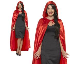 Rosso Mantello con Cappuccio Donna Uomo Diavolo Halloween Vampiro Costume