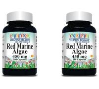 Rosso Marine Alghe 450mg 2X100Caps No-Ogm & senza Glutine 900mg per 2