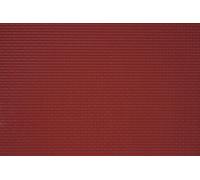 Rosso Mattone Plastica Foglio 12 x 20cm Ho / Calibro di Oo Kibri Kit 34122