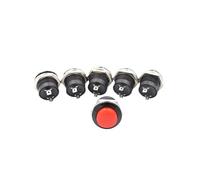 rosso momentaneo SPST NO interruttore a pulsante rotondo AC 6A/125V 3A/250V 6 colori R13-507 pulsante