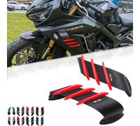 Rosso Moto Anteriore Carenatura Alette Laterali Aletta Dynamic Ali Kit per Honda