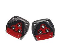 Rosso Nero Antiscivolo Piastre Pedali Cover 3 Pezzi per MT Auto Q4J5