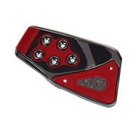 Rosso Nero Antiscivolo Piastre Pedali Cover 3 Pezzi per MT Auto U9C1