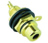 Rosso Nero Bianco Giallo Placcato Oro Rca Phono Presa Connettore