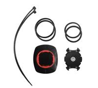 (rosso, nero) Kit di supporto universale per telefono da bicicletta Quad-lock per mountain bike