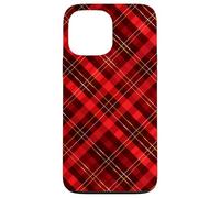 Rosso Nero Rustico Natale Holiday Pattern Casale Cabin Custodia per iPhone 13 Pro Max